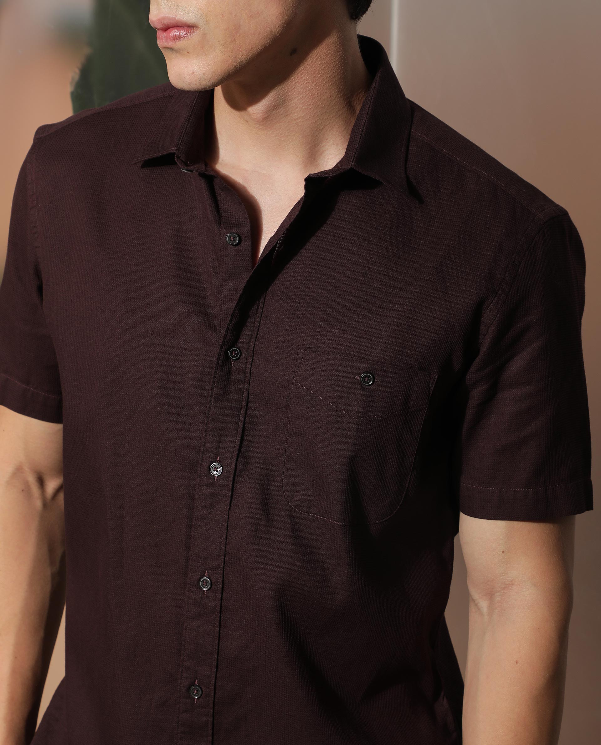 dd fashion Men Solid Formal Maroon Shirt - Buy dd fashion Men Solid Formal Maroon  Shirt Online at Best Prices in India | Flipkart.com